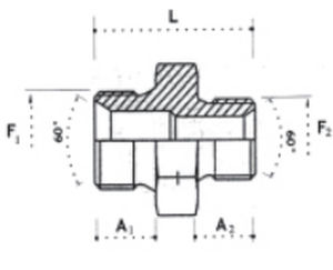 Adaptador hidráulico hembra - 1/4 - 2" | MBSP series - NORMYDRO - de acero inoxidable / de acero / de acero al carbono