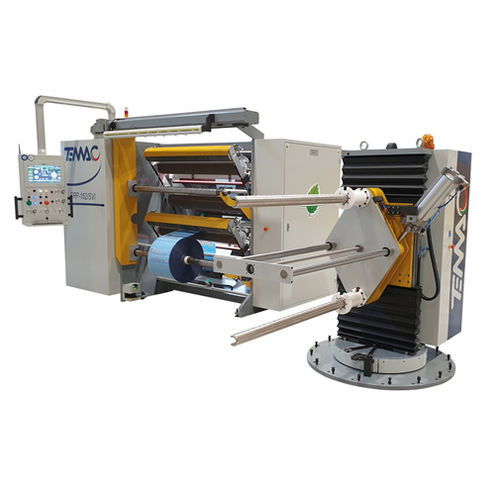 Cortadora rebobinadora automática - SRP 162 - TEMAC - para papel / para films de plástico / para hojas de aluminio