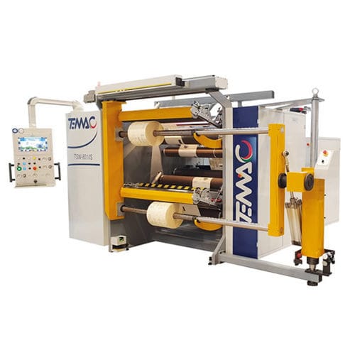 Cortadora rebobinadora automática - TSW 801 - TEMAC - compacta / para redes