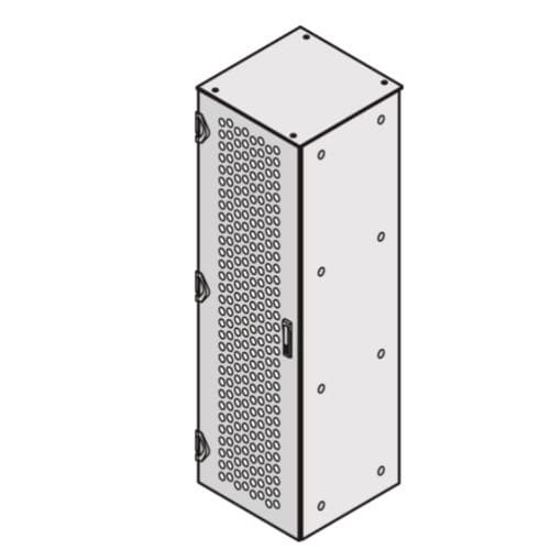 Armario eléctrico empotrable - Varistar Perforated - nVent Schroff GmbH - de suelo / de acero / IP20