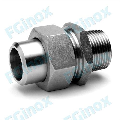 Racor neumático - LM15G - FG INOX - de rosca / de acero inoxidable / unión