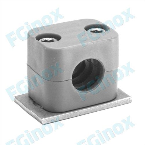 Abrazadera para tubo con perno - 2CPS17 - FG INOX - de polipropileno