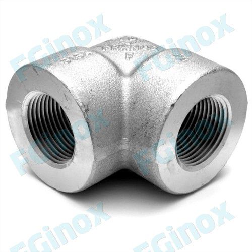 Racor hidráulico - 4CFF25 - FG INOX - de rosca / acodado / de acero inoxidable