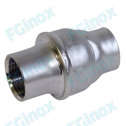 Válvula de retención de acero inoxidable - 2CLRFE100 - FG INOX - de muelle