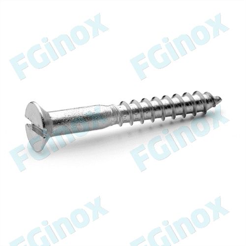 Tornillo para madera - 2BF2512 - FG INOX - de cabeza avellanada / ranurado / de acero inoxidable