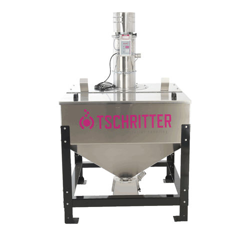 Silo de fondo cónico - Tschritter GmbH - de granulados / para material plástico / de metal