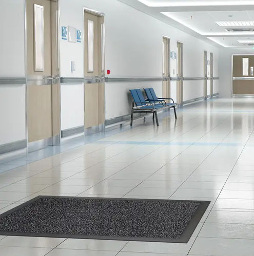 Alfombra absorbente - SANI PRO series - IDS - de vinilo / gris
