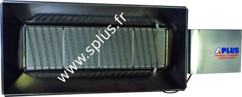 Panel radiante de cerámica - RGI series - S.PLUS - de gas