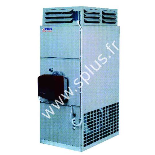 Generador de aire caliente estacionario - GECO series - S.PLUS - de gas / a fueloil / vertical