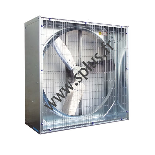 Ventilador de pared - VTC series - S.PLUS - helicoidal / extractor / de acero galvanizado