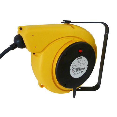 Enrollador para cable eléctrico - PLT 600 - CABLE EQUIPEMENTS - retráctil / para instalación en pared / de plástico