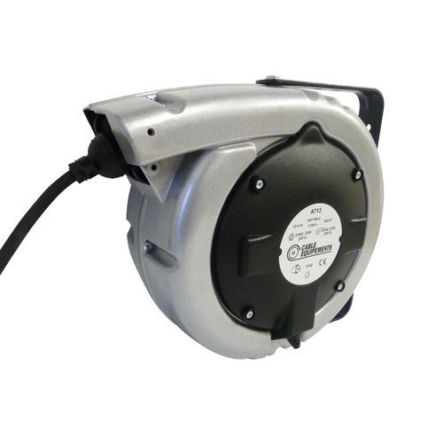 Enrollador para cable eléctrico - ALU 700 - CABLE EQUIPEMENTS - retráctil / para instalación en pared / de aluminio
