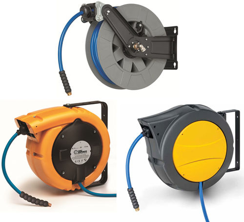 Enrollador de tubo - CABLE EQUIPEMENTS - retráctil / para agua / para aire