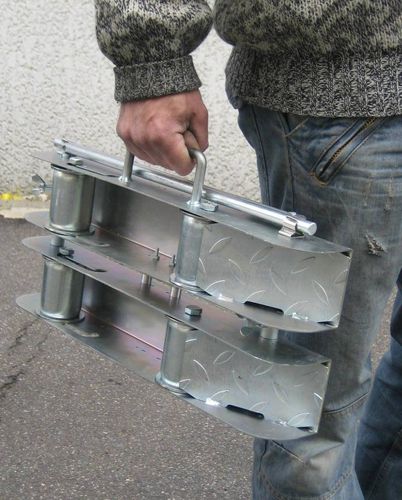 Desbobinador para carretes - COMPACT 200 - CABLE EQUIPEMENTS - de rodillos / portátil