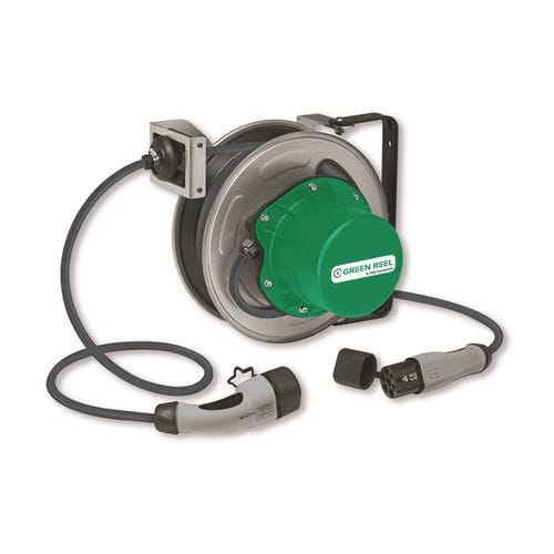 Enrollador para coche eléctrico - GREEN REEL series - CABLE EQUIPEMENTS - para cable eléctrico / retráctil / para instalación en pared