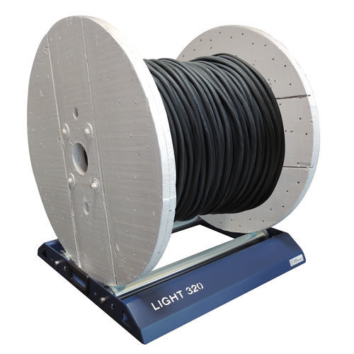 Desbobinador para carretes - LIGHT 320&reg; - CABLE EQUIPEMENTS - manual / de rodillos / portátil
