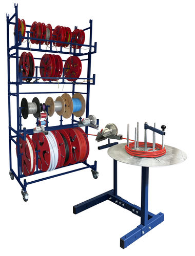 Enrollador de cables - SPIRO® series - CABLE EQUIPEMENTS - manual / fijo / con dispositivo de medición