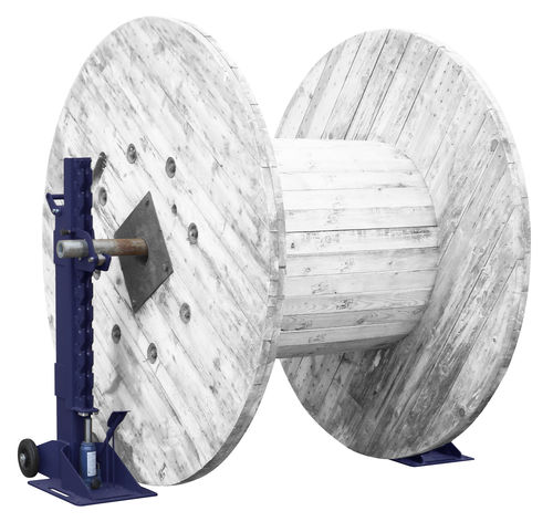 Desbobinador para carretes - AXO6000 - CABLE EQUIPEMENTS - manual / con eje / para cargas pesadas
