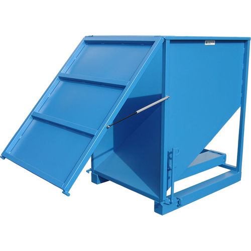 Contenedor de basura para carretilla elevadora - BAFI1000-3908 - MANERGO - con abertura frontal