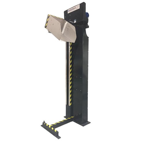 Aparato de levantamiento y volteo eléctrico - MER125°005-048-035-2200SP-4398 - MANERGO - de columnas / de acero inoxidable / para cajas