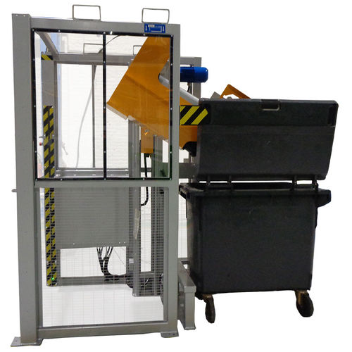 Aparato de levantamiento y volteo eléctrico - MER125°005-042-064-1400-4414 - MANERGO - de acero inoxidable / para cajas / para la industria