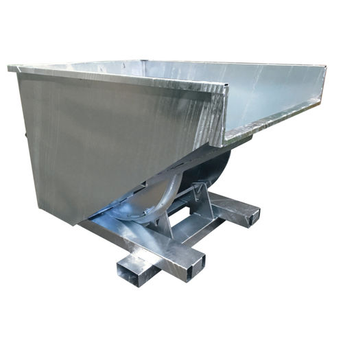 Contenedor de basura de acero galvanizado - BBA series - MANERGO - para material plástico / de residuos industriales / automático