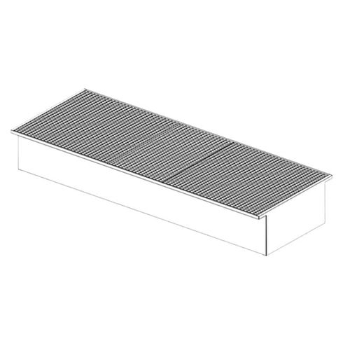 Cubeta de retención de acero galvanizado - BARS3260/1500 - MANERGO - para estantería / en malla / de acero pintado