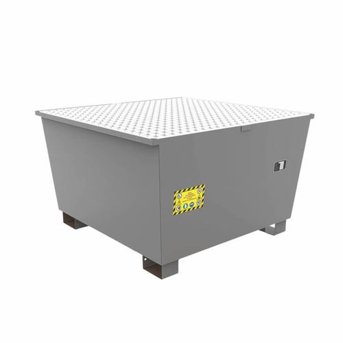 Cubeta de retención para contenedor IBC - BAS1000 - MANERGO - para barriles / de acero galvanizado / en malla
