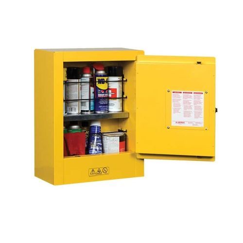 Armario de almacenamiento - AA15JU45 - MANERGO - de seguridad / con patas / con puerta