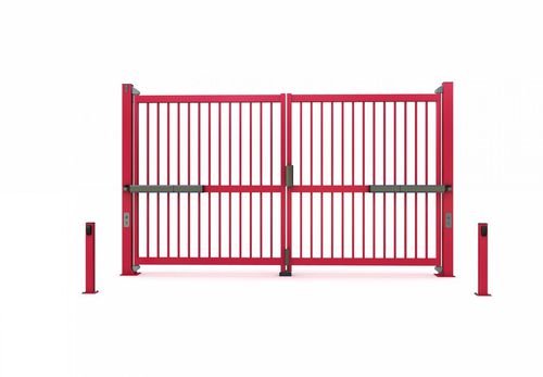 Portón pivotante - ALLIX® - DIRICKX - motorizado / industrial / de seguridad