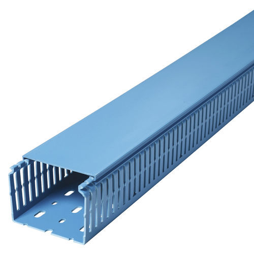 Canaleta de cableado - GN-A6/4 bleu - SES-STERLING - de PVC / ranurada