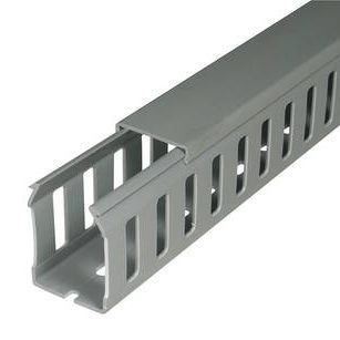 Canaleta de cableado - GF-DIN-C-A12/8 - SES-STERLING - de PVC / ranurada / rígida