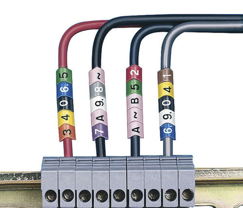 Clip de cables - PLIO-V-MARKERS - SES-STERLING - de PVC / de marca