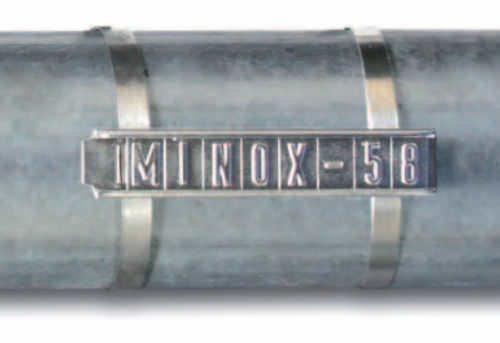 Etiqueta de identificación - PLIOMARK MINOX series  - SES-STERLING - de acero inoxidable / para la industria química