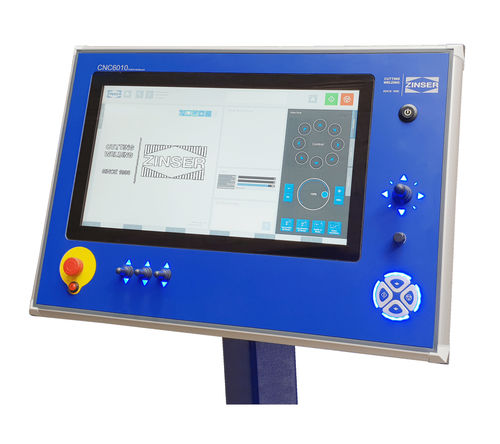 Control CNC para máquina de corte por plasma - 6010 - ZINSER GmbH - 32 ejes / táctil / EtherCAT