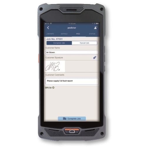 Ordenador de bolsillo Androïd - TS5000 - Belgravium - Android 7 / ARM® Cortex™ A7 Quad Core / GPS