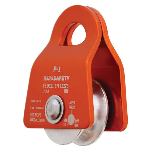 Polea de elevación de rueda libre - P-01 - KAYA YAPI IC MIMARLIK A.S. - pivotante / para cable / de aluminio