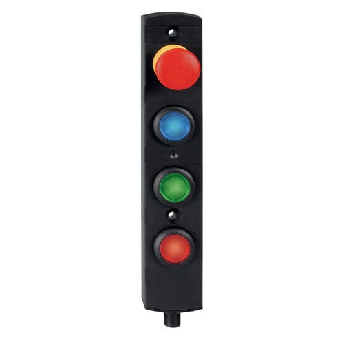Caja botonera con 3 botones - BDF40 - SCHMERSAL - IP65 / de parada de emergencia