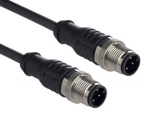Cable eléctrico de datos - V-SS4P series - SCHMERSAL - circular / 4 conductores / negro