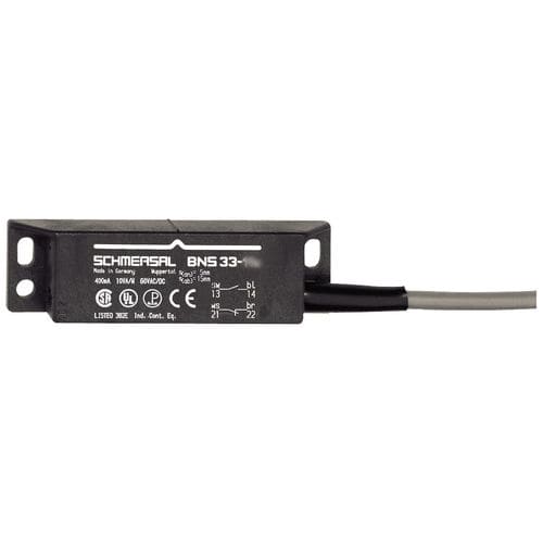 Sensor de proximidad magnético - BNS 33 series - SCHMERSAL - rectangular / de plástico / IP67