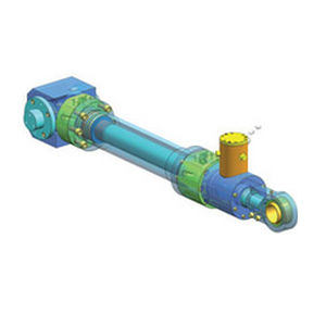 Cilindro hidráulico - DA 125 - DOUCE HYDRO - de doble efecto / a medida