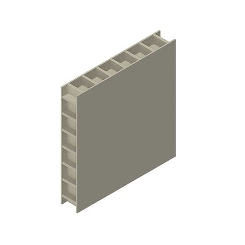 Panel sándwich alma de espuma - Meiser - cara de fibra de vidrio / para suelo / para suelo