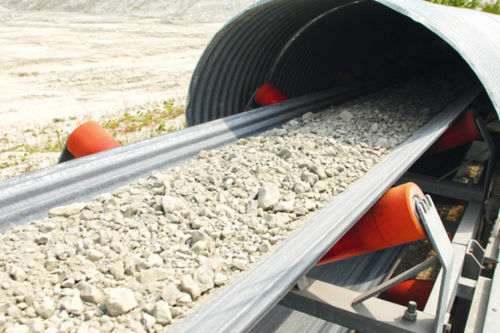 Cinta transportadora de piedra - Tempo International - para la industria minera / para productos a granel / a prueba de abrasión