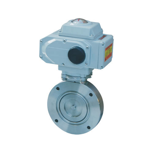 Válvula de mariposa - D971X-10P/R, DNV, CE - Zhejiang Kangsaite Valve Co., Ltd. - eléctrica / de regulación / para alto vacío