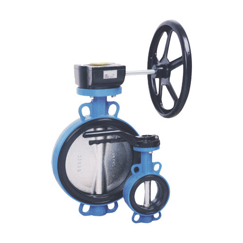 Válvula de mariposa - D71X-16C - Zhejiang Kangsaite Valve Co., Ltd. - con volante / wafer