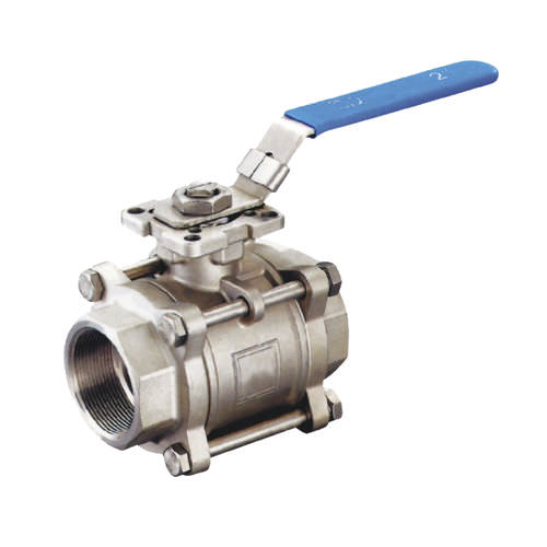 Válvula de bola - Q11F-16P/R (3PC) - Zhejiang Kangsaite Valve Co., Ltd. - de palanca / de 3 piezas / de acero inoxidable