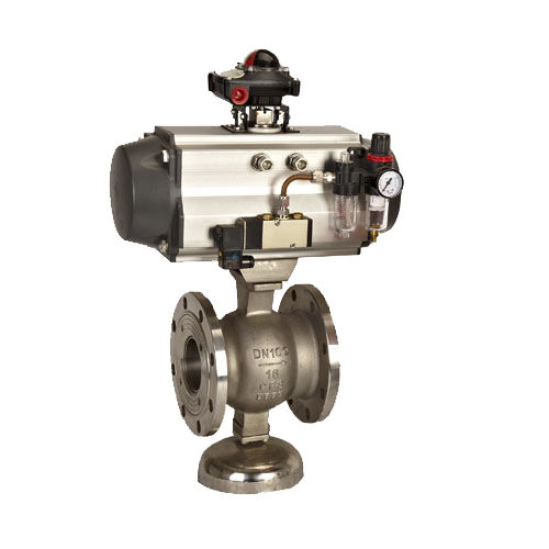 Válvula de bola - Q641F-16P/R , DNV, CE - Zhejiang Kangsaite Valve Co., Ltd. - con control neumático / con brida / con actuador