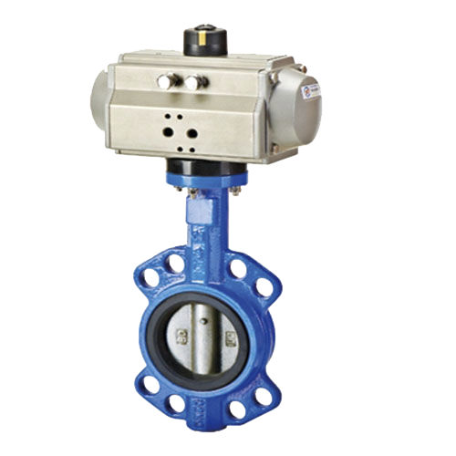 Válvula de mariposa - D671X-10C, DNV, CE - Zhejiang Kangsaite Valve Co., Ltd. - con control neumático