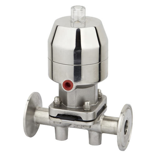Válvula de membrana - G681F-10P/R, DNV, CE, FDA - Zhejiang Kangsaite Valve Co., Ltd. - con control neumático / de acero inoxidable