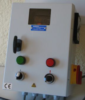 Caja eléctrica de control - EURO PERCUSSION - equipada / de pared / de acero inoxidable